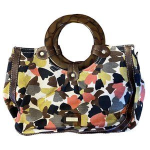 Relic by Fossil women's multicolor handbag with circular handles